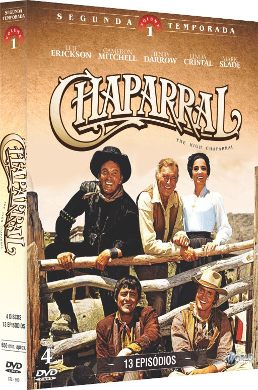 CHAPARRAL 2 TEMPORADA VOL 1 - 4 Dvds 13 Ep.