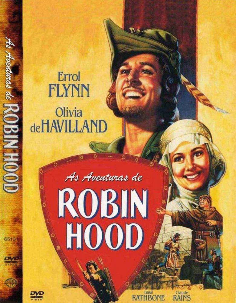 AS AVENTURAS DE ROBIN HOOD - DVD DUPLO